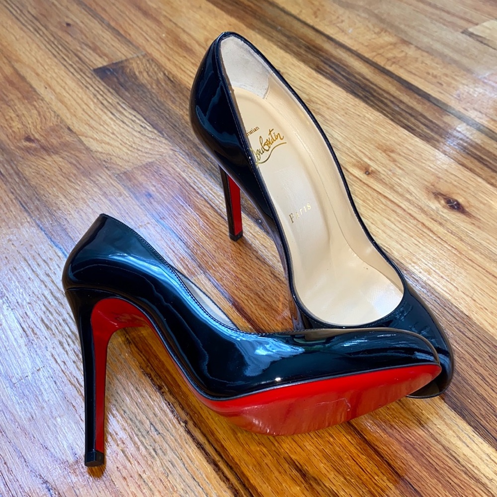 Christian Louboutin Black Fifille Pumps